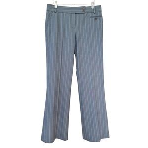 BCBGMaxAzria Daria classic trousers, mid-rise, flared leg, creased, stretch wool